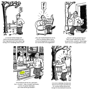 Jedes Jahr ab Oktober klettern die Frostspanner-Weibchen an den Stämmen der #Obs…