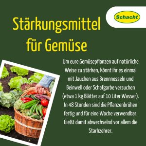 Stärkungsmittel für Gemüse