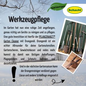 Werkzeugpflege mit Orangenöl