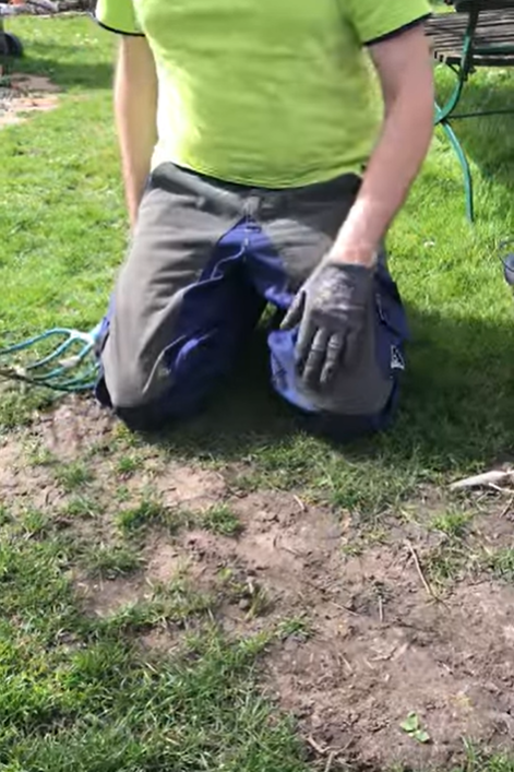 Lücken im Rasen schnell beseitigen.